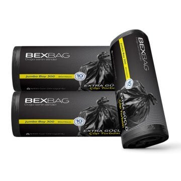 BexBag J 300 Rulo Çöp Torbası 5 Rulo 50 Adet