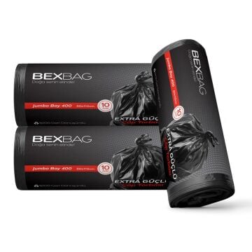 BexBag J 400 Rulo Çöp Torbası 10 Rulo 100 Adet